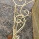 Wrought iron garden table full old garden furniture