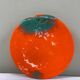 Assiette orange