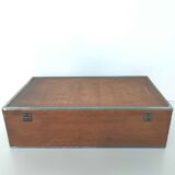 Old wooden suitcase