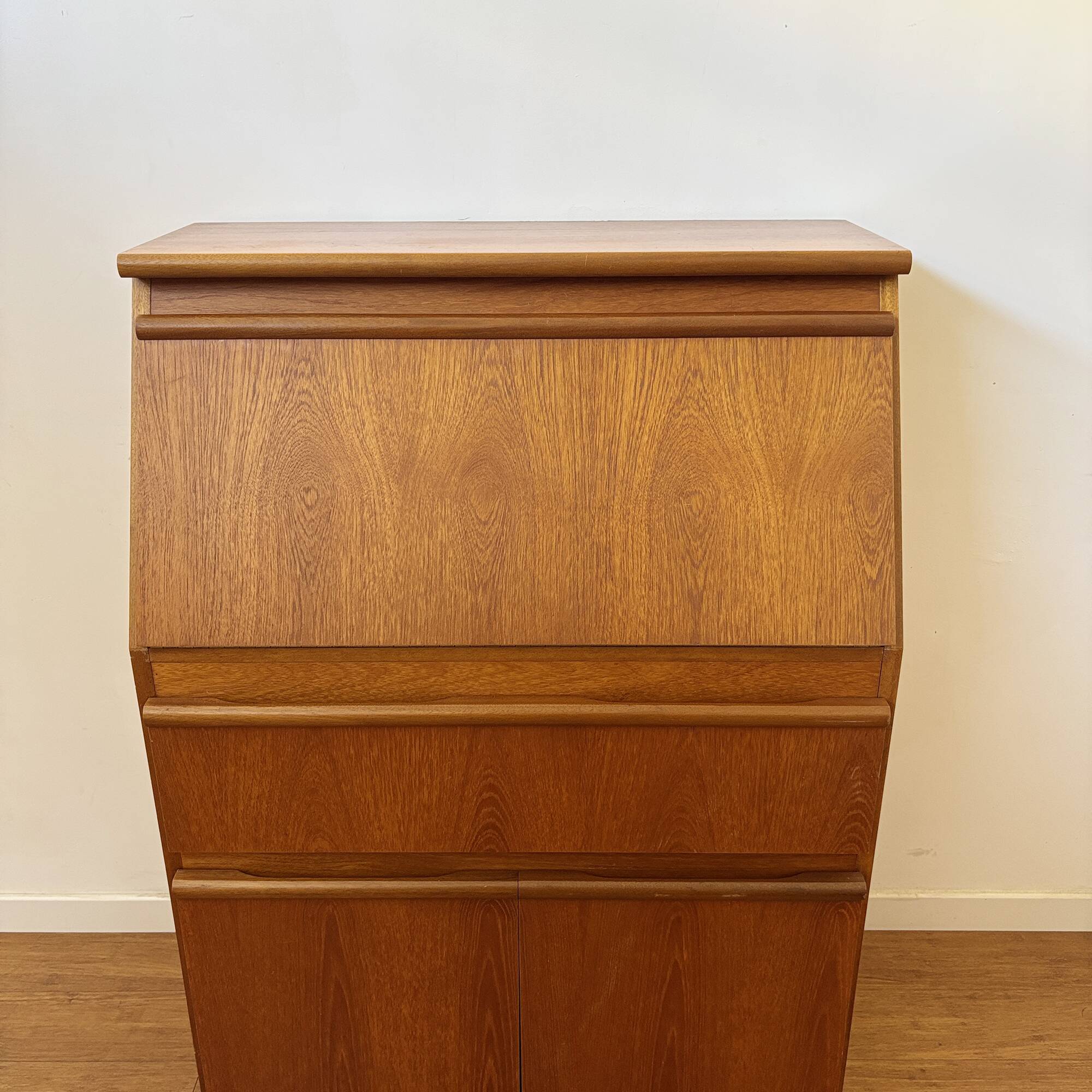 Teak secretary by Morris of Glasgow – 1960s