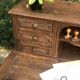 Bureau ancien à gradins