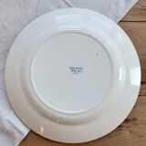 Round serving dish, old ironstone from Choisy le Roi, HB&Cie model Lucie.