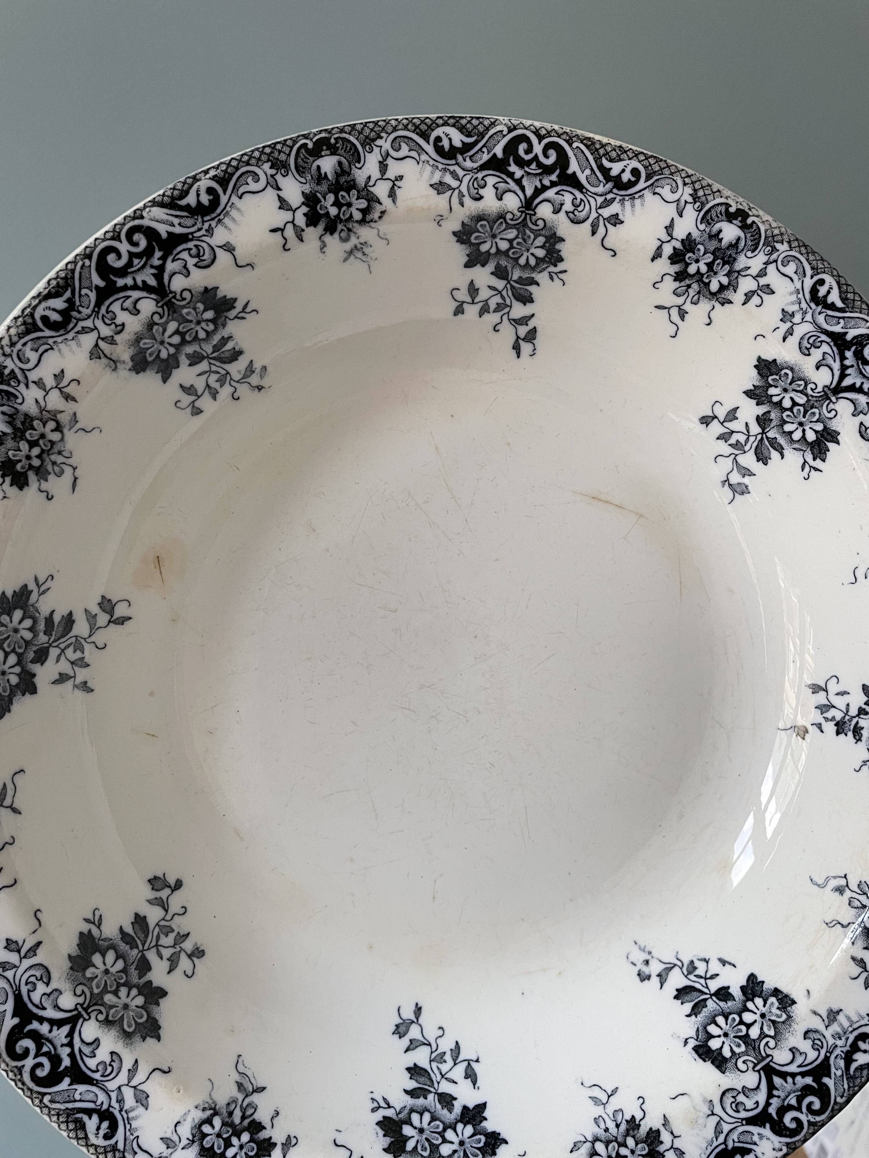 Set of 2 dishes Saint Amand and Hamage Terre De Fer