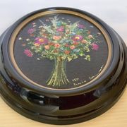 Small painting of a bouquet of flowers by Magda Verschaeve