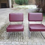 Pair of Burgundy chairs