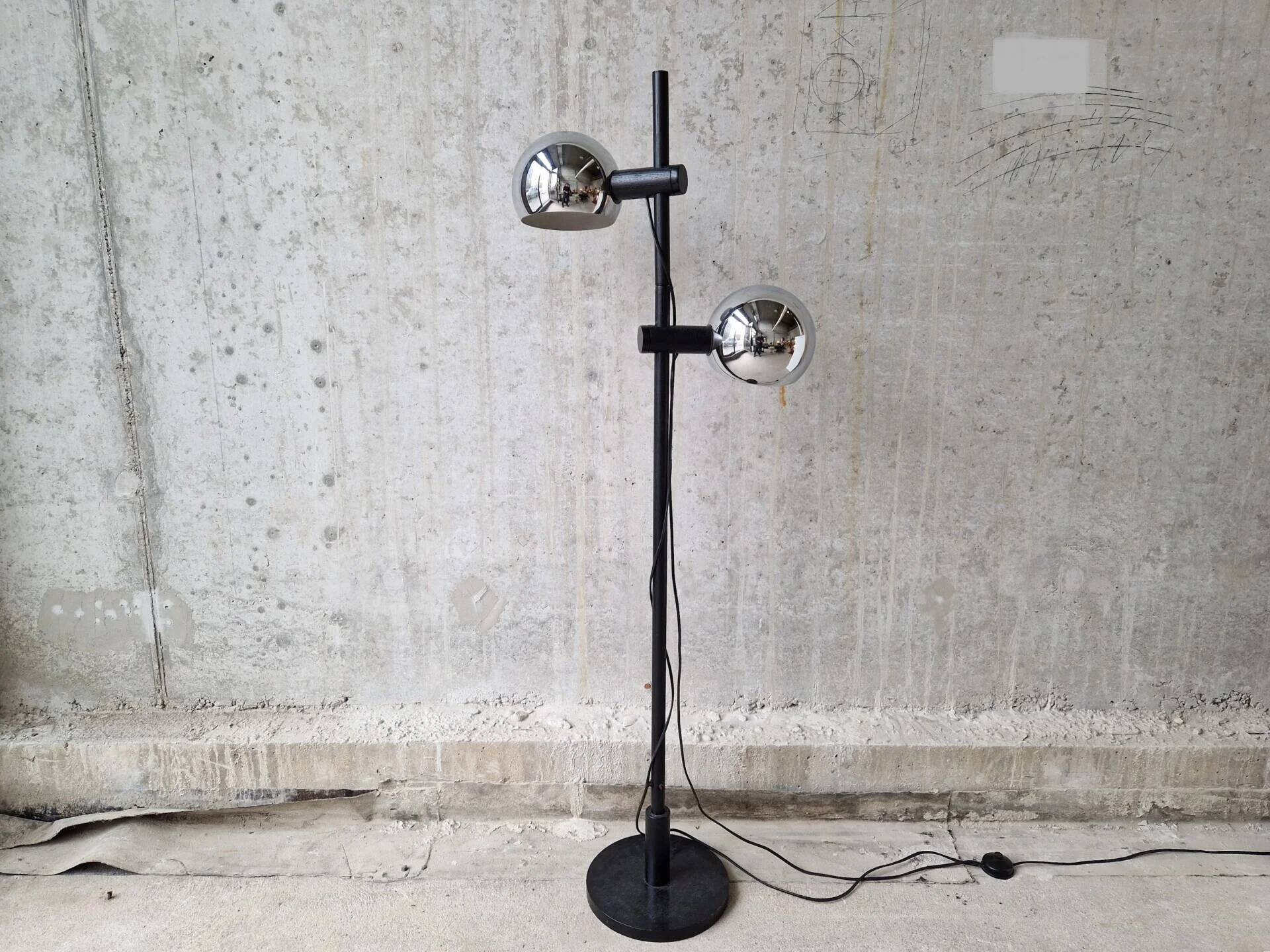 Temde Leuchten floor lamp, 1970s