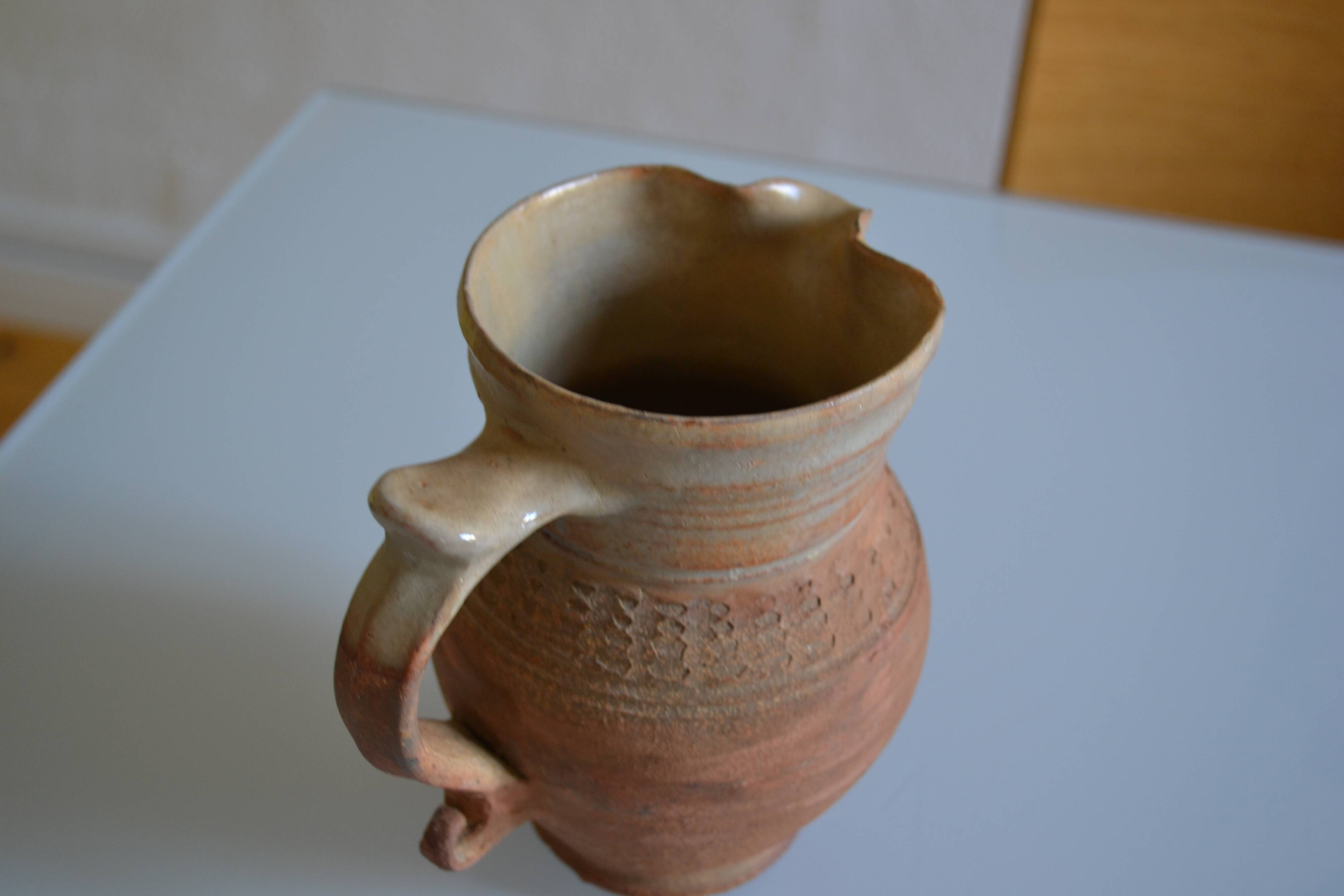 Old terracotta pitcher France