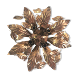 Floral metal ceiling lamp design MM Lampadari 70s