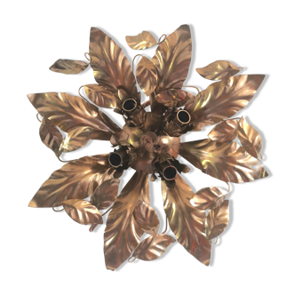 Floral metal ceiling lamp design MM Lampadari 70s