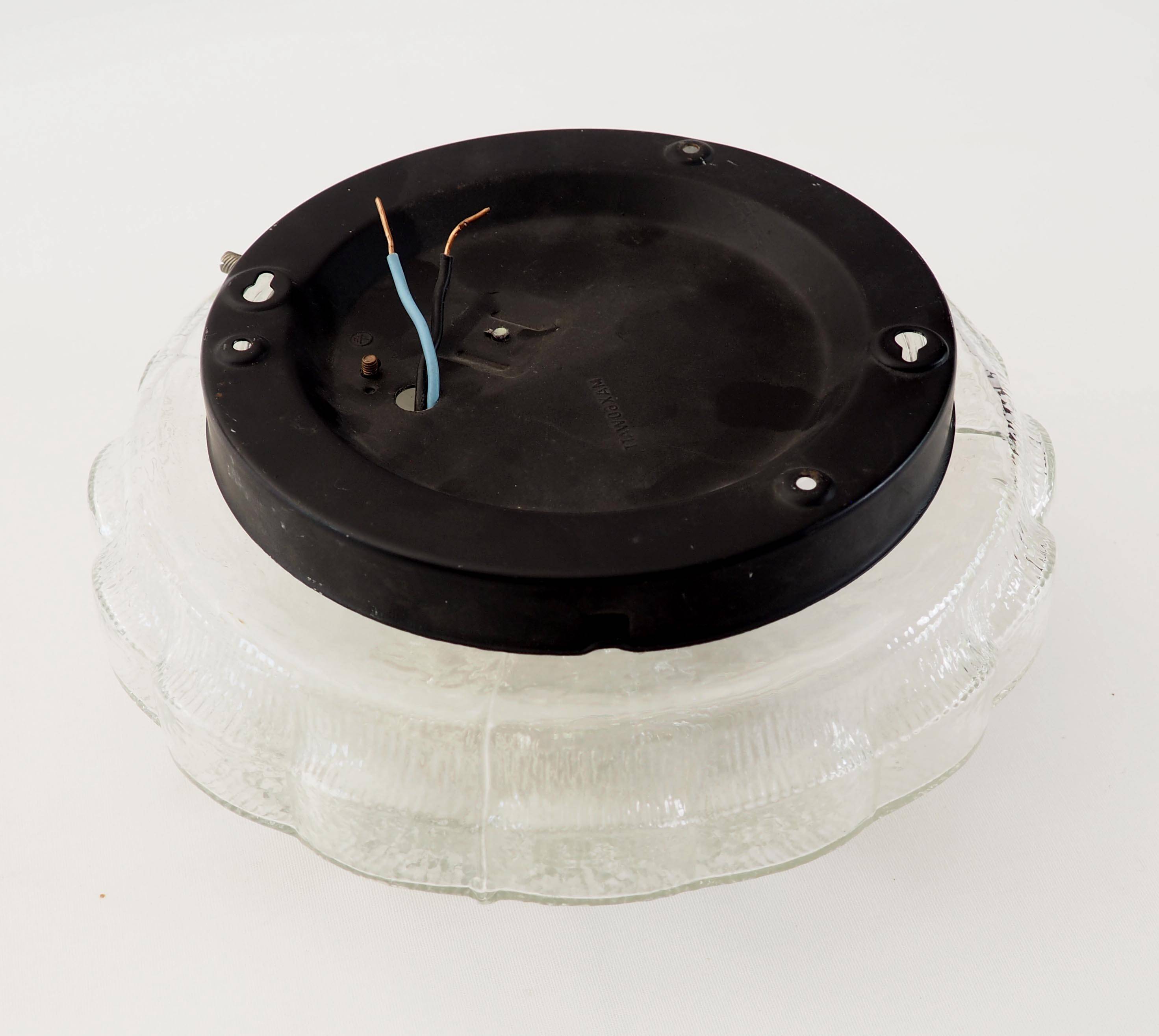 Applique plafonnier verre oursin