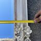 Large decorative mirror with a relief design of roses and flowers – Romantic style