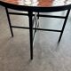 Table basse en zellige orange fabriquer au maroc