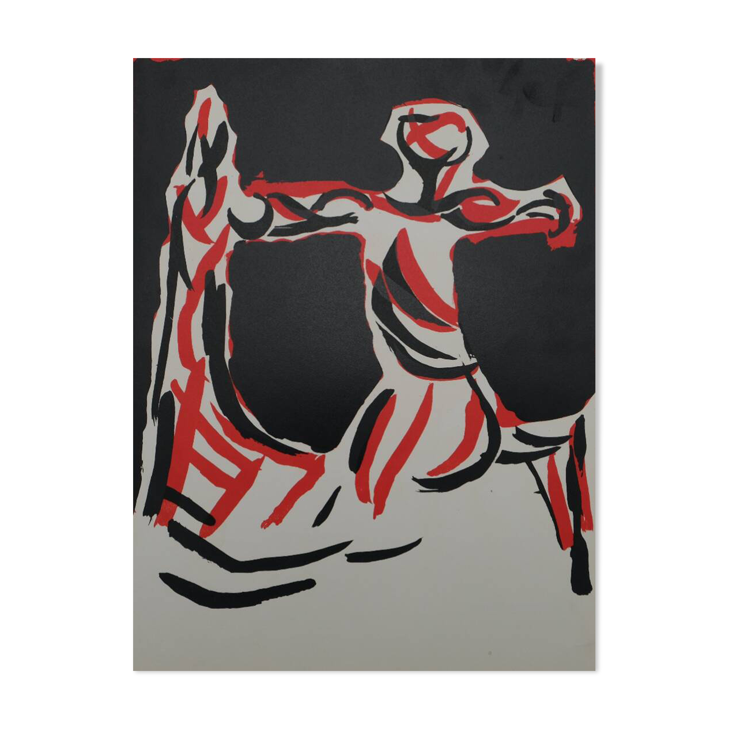 Marino marini: rider - original lithograph