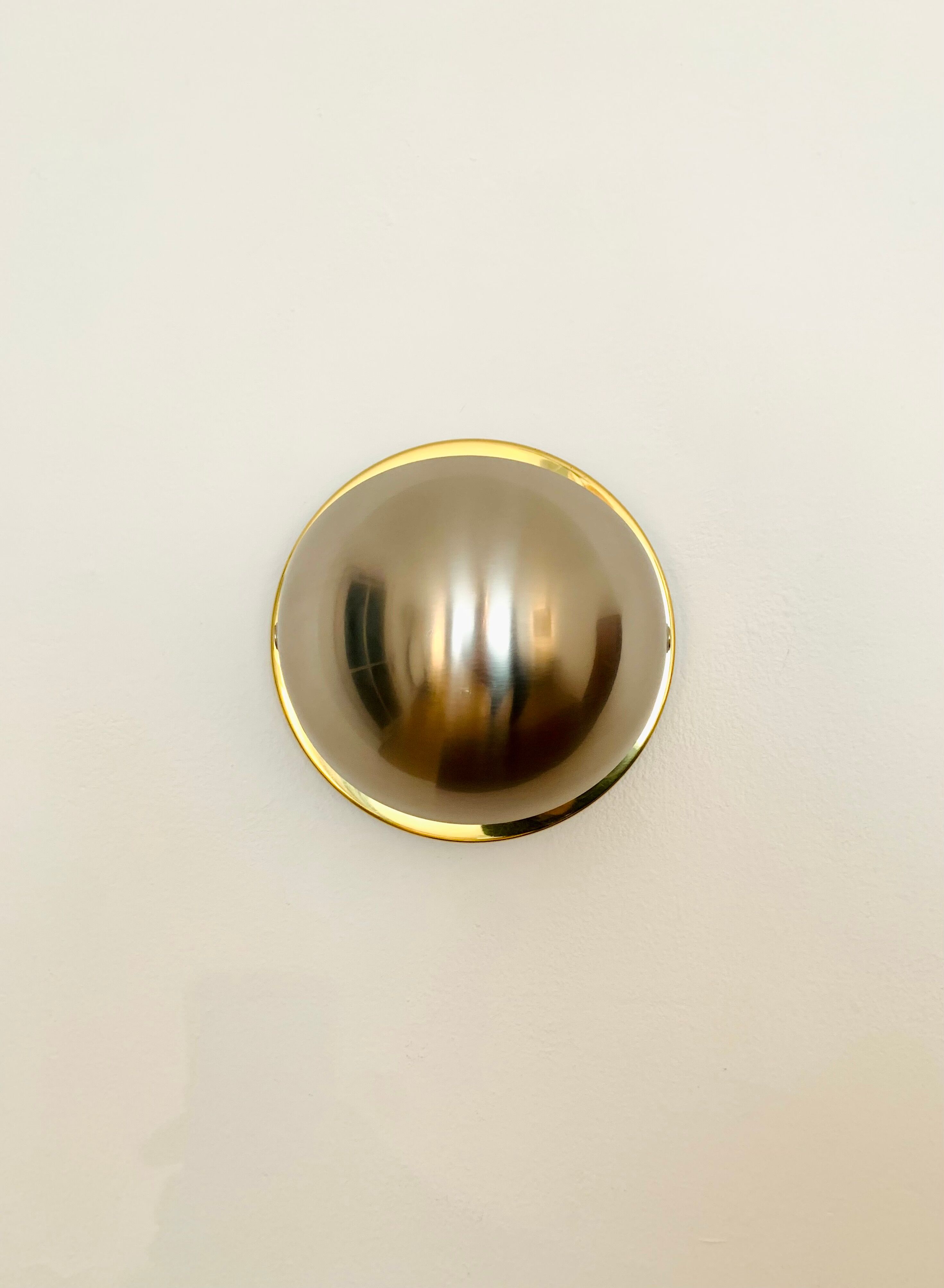 Set of 2 1970s Bicolor Space Age Wall Lamps by Sölken
