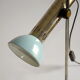 Table lamp design blue sky and chrome hinged 60s