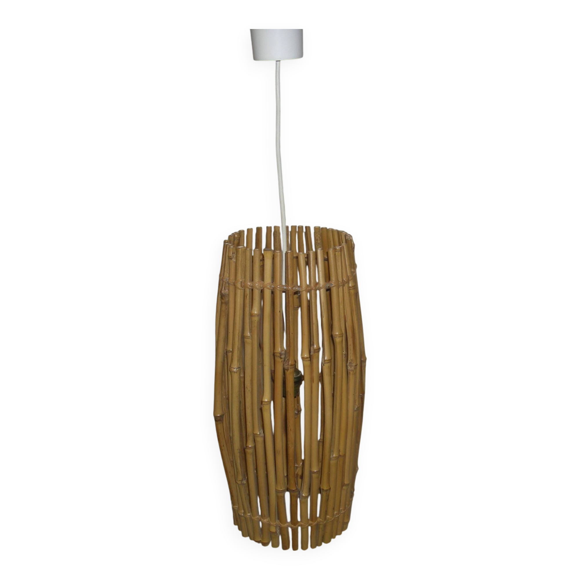 Bamboo pendant light from the 50s - 60s