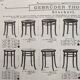 Original Thonet bentwood stool, first half of the 20th century - restored