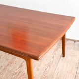 Table à manger danoise Mid-Century Modern en teck, Danemark, années 1960