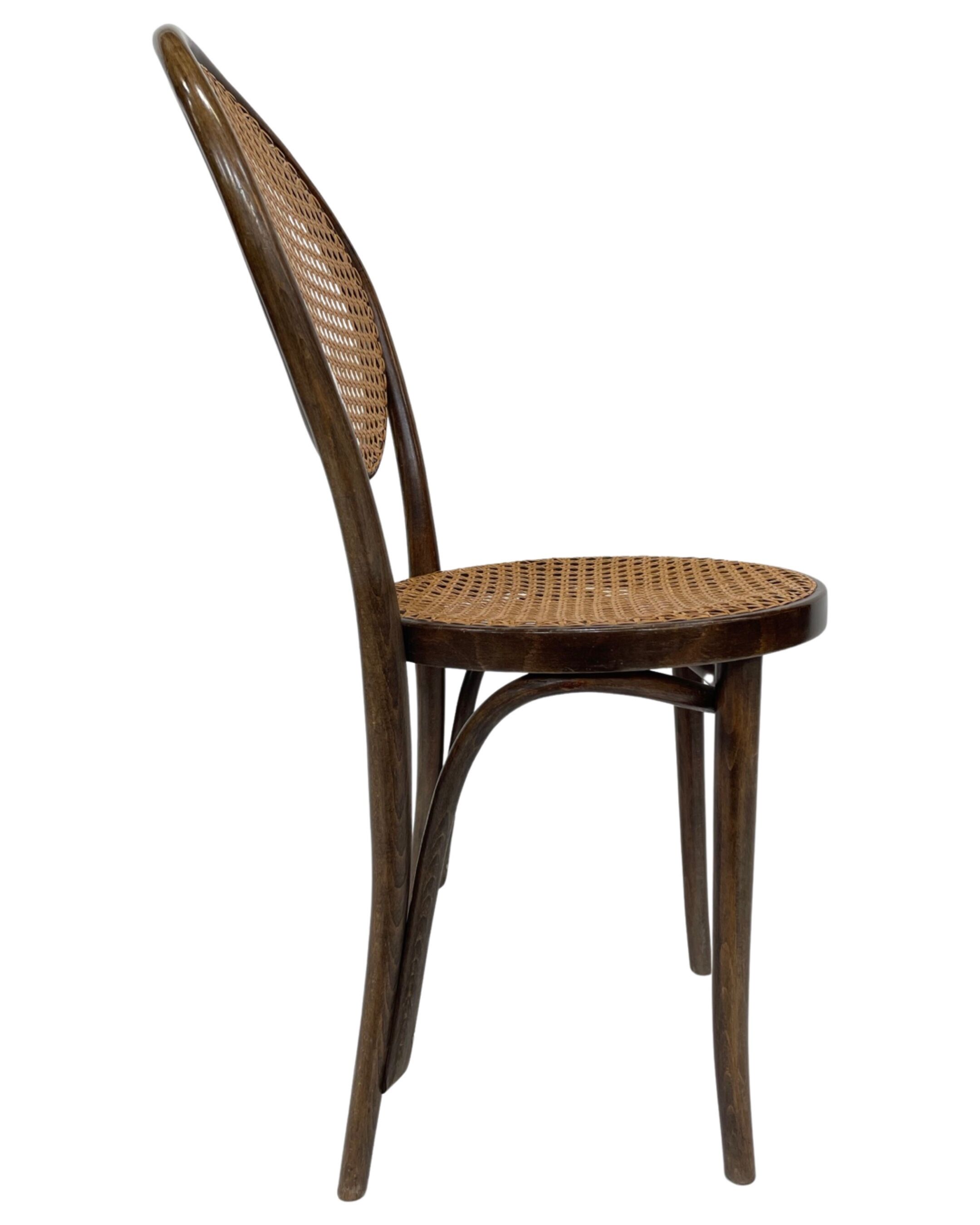 Ensemble vintage de quatre chaises Michael Thonet ZPM Radomsko Design