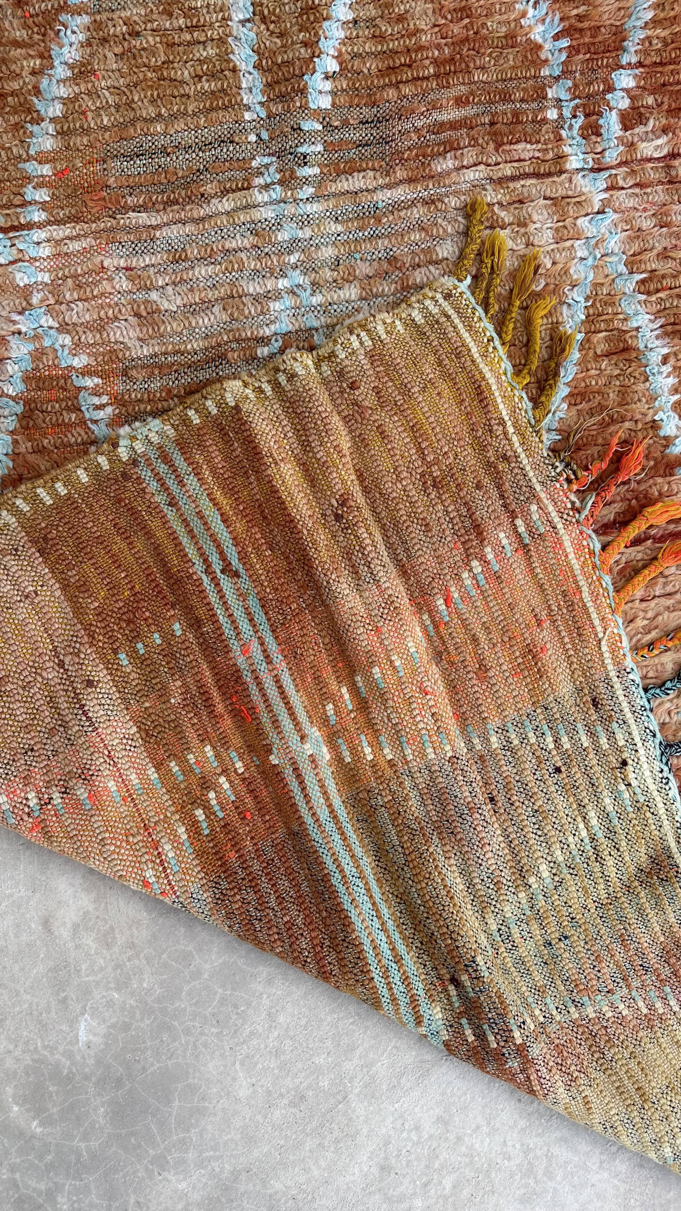 Colorful Boujad Moroccan rug - 98 x 300 cm