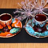 Two Vallauris egg cups.