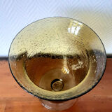 Biot bubbled glass vase