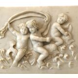 Ancient cherub relief decoration