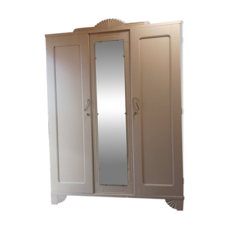 Armoire 3 portes Art déco d'époque