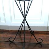 Wrought iron plant holder 1950s