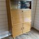 Vintage Scandinavian Secretary Desk 1960s - Oak Colour