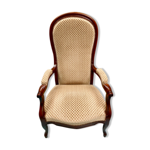 fauteuil voltaire beige
