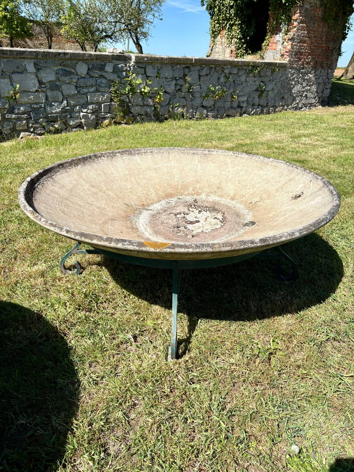 Paire de grandes coupes Willy Guhl – Eternit – jardinières - Années 60
