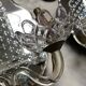 Venetian wall lights with Baccarat crystal mirror.