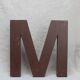 Metal letter