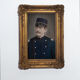 Portrait man 1930 in gold frame