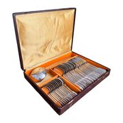 Vintage Ercuis cutlery set of 37 pieces, Chinon model.