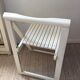 Series of 4 Italian folding chairs from the 70s