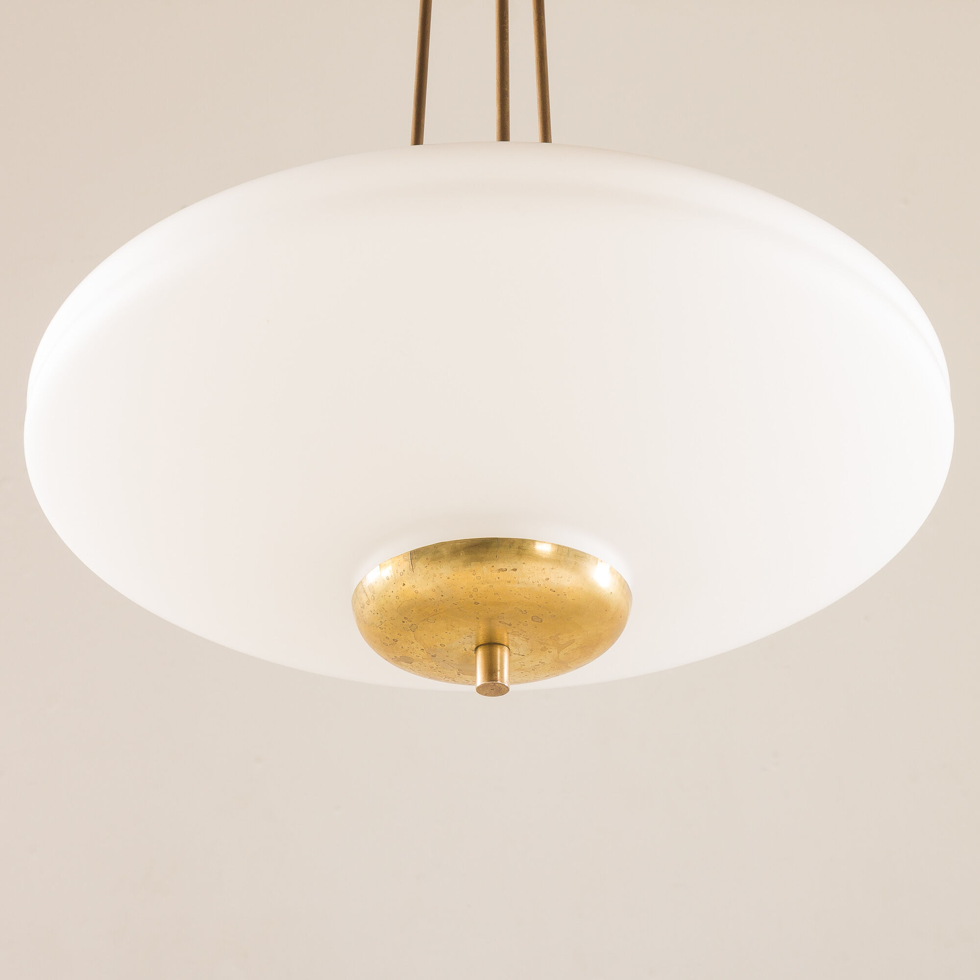 Italian disc lamp in the style of Pietro Chiesa, 1960s