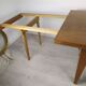 Table a rallonge pied compas