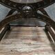 Antique curule chair in carved wood – Renaissance / Savonarole style