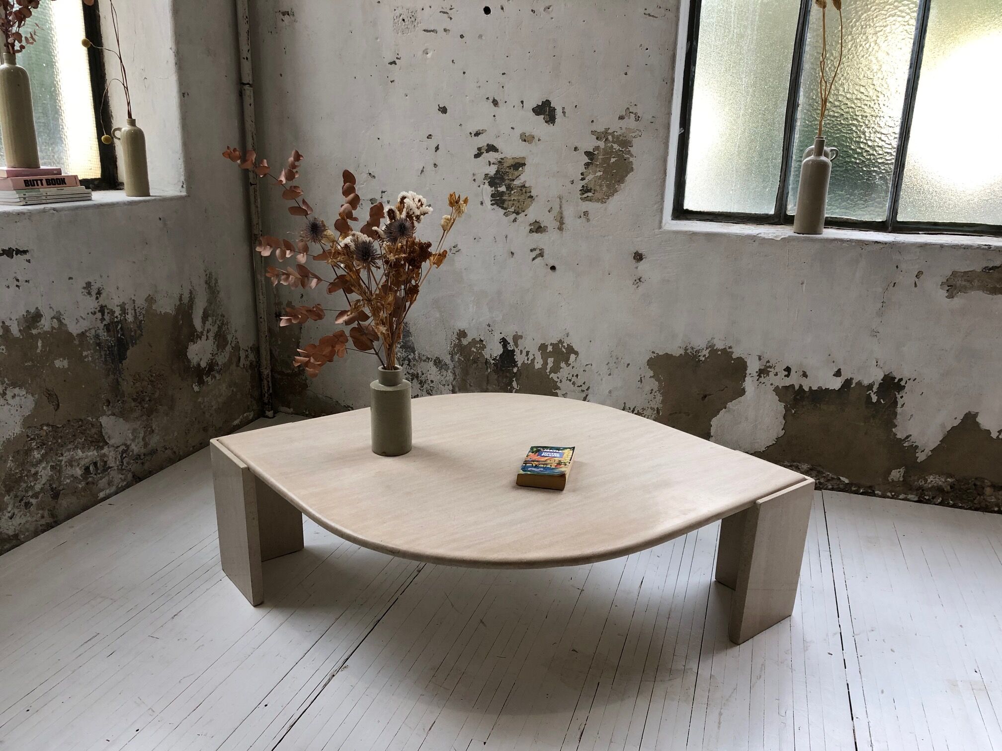 Stone eye coffee table