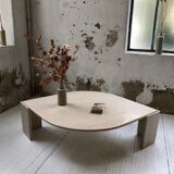 Table basse oeil en pierre