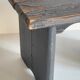 Vintage patinated grey stool