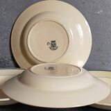 Four plates l'Amandinoise de Saint-Amand ancient