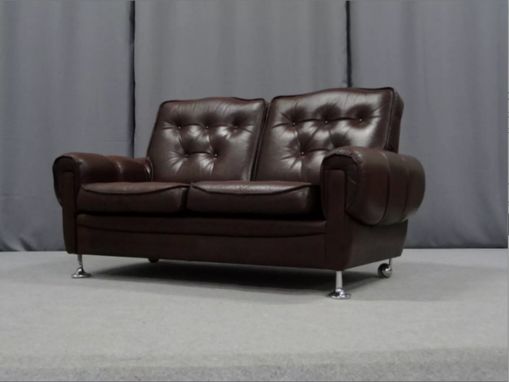 Leather sofa, 1970