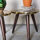 Pair of mini-seeded tripods 50s plant holder