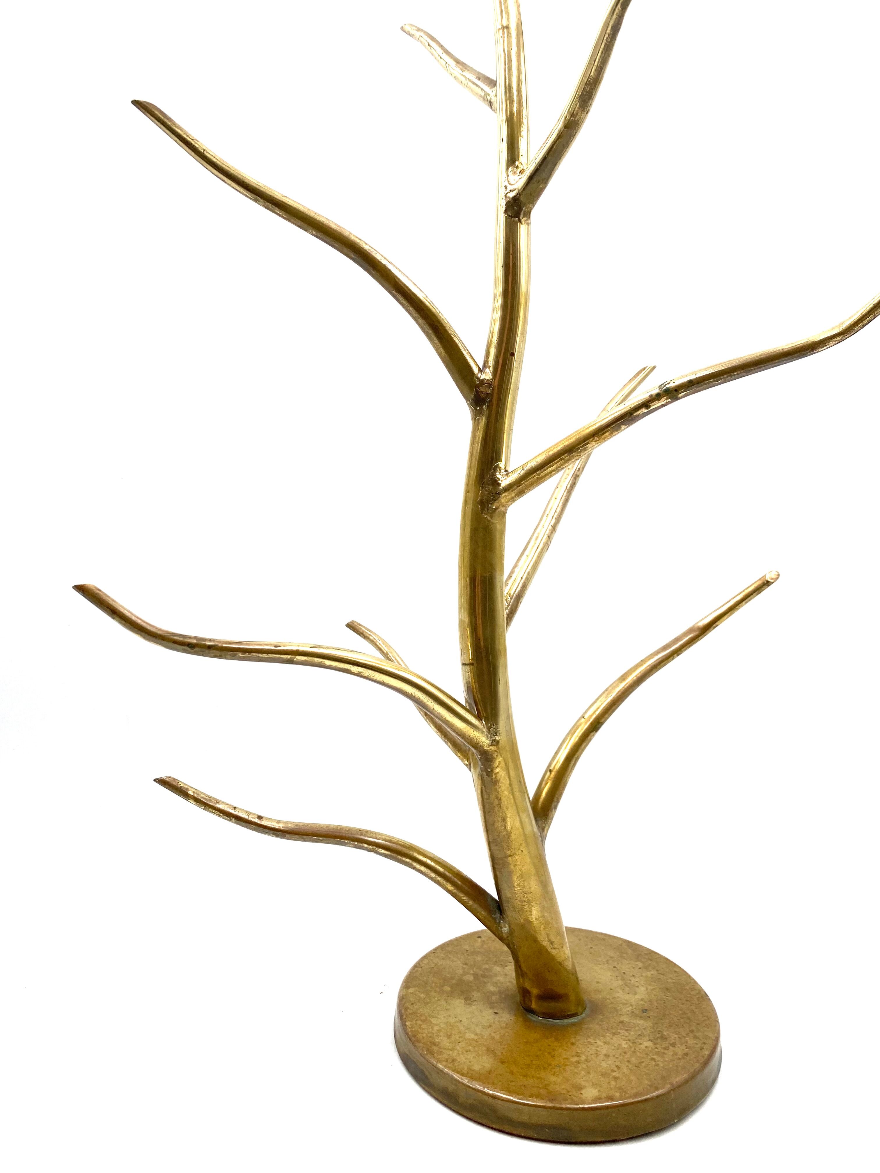 Mid-century Brass plant-shaped stand, Italy 1970s