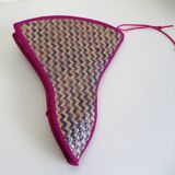 Foldable woven straw hat