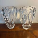 Pair of crystal vases