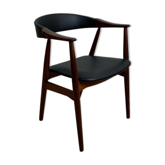 Fauteuil scandinave vintage en teck, années 60